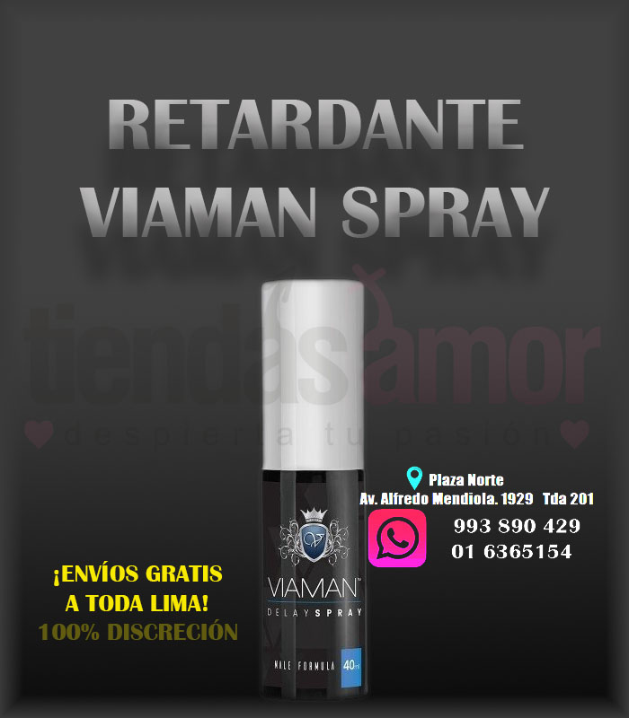 RETARDANTE DE EFECTO INSTANTANEO EN SPRAY VIAMAN 